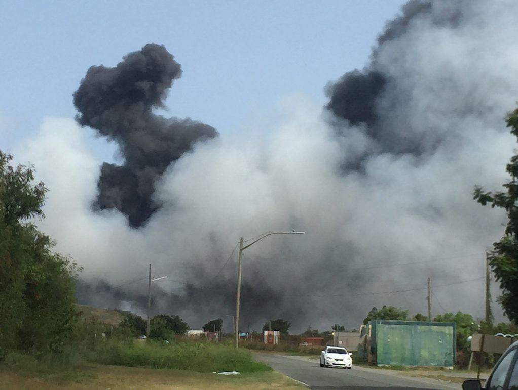 Anguilla Landfill Burning Again St. John Tradewinds News