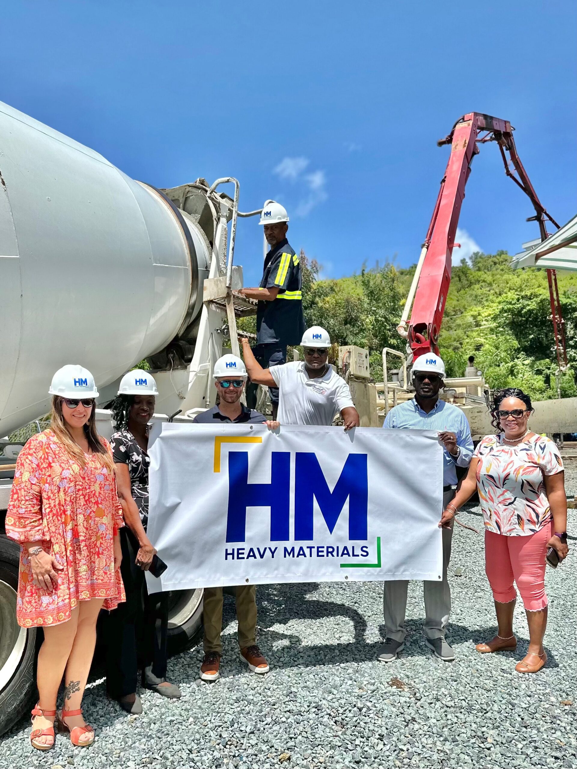 Heavy Materials LLC Cements Island Green’s Foundation With Donation of