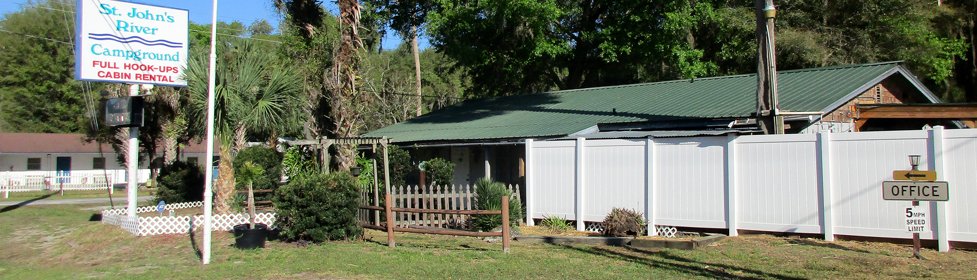 St. John's River Campground Vacation Cabin Rentals DeLand Ocala