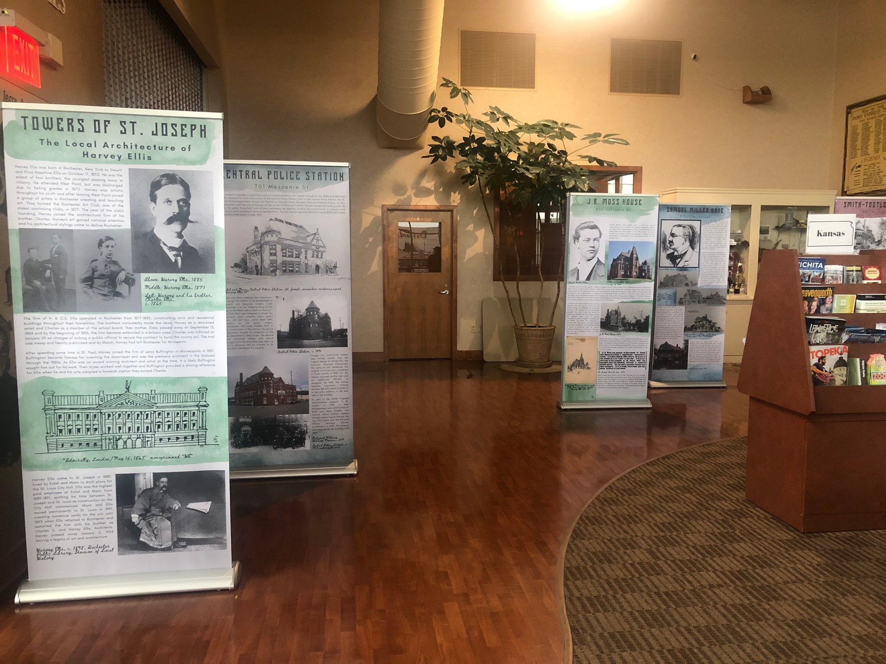 Architecture Exhibit now on display at the St. Joseph Visitors Center