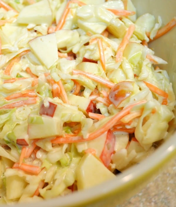 Tangy Apple Slaw STL Cooks