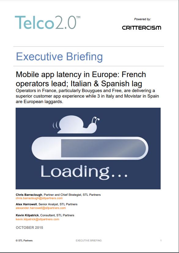 Mobile app latency in Europe French operators lead; Italian & Spanish