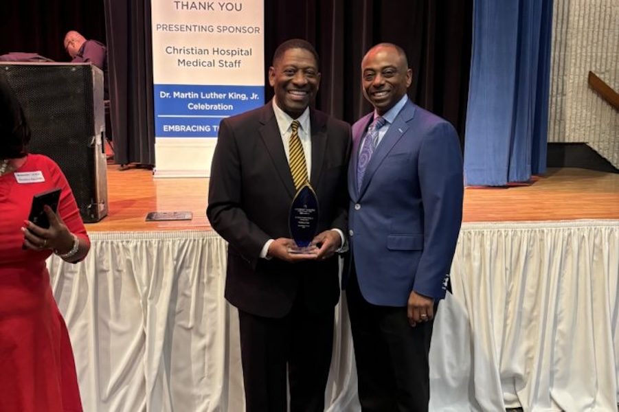 Rodney Crim Honored With Drum Major Award at MLK Jr. Celebration St
