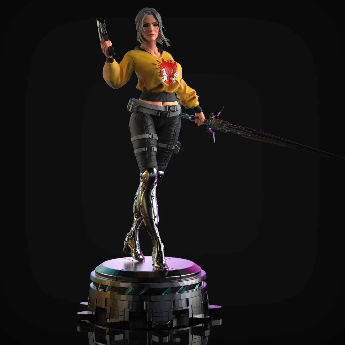 Cyberpunk 2077 Ciri Statue