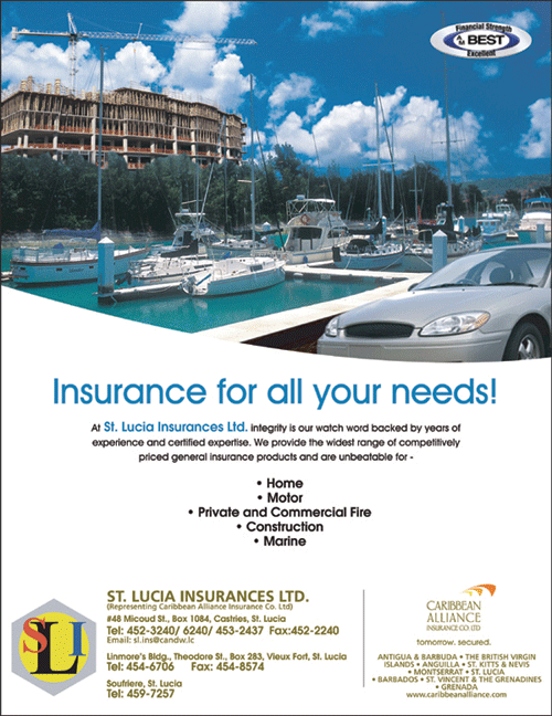 St. Lucia Insurances Ltd. Representing Caribbean Alliance Insurance