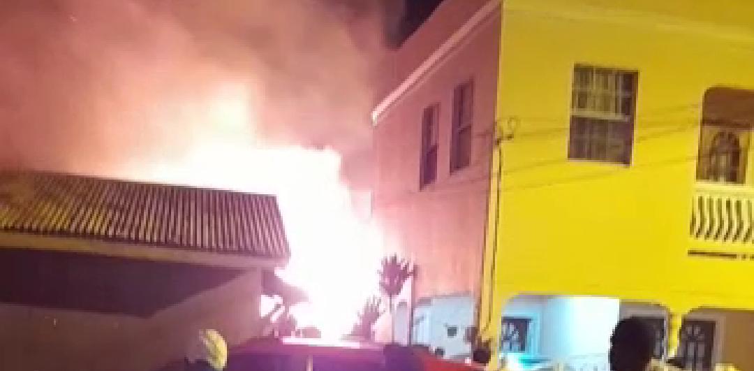 House destroyed by fire in Gros Islet St. Lucia News Now