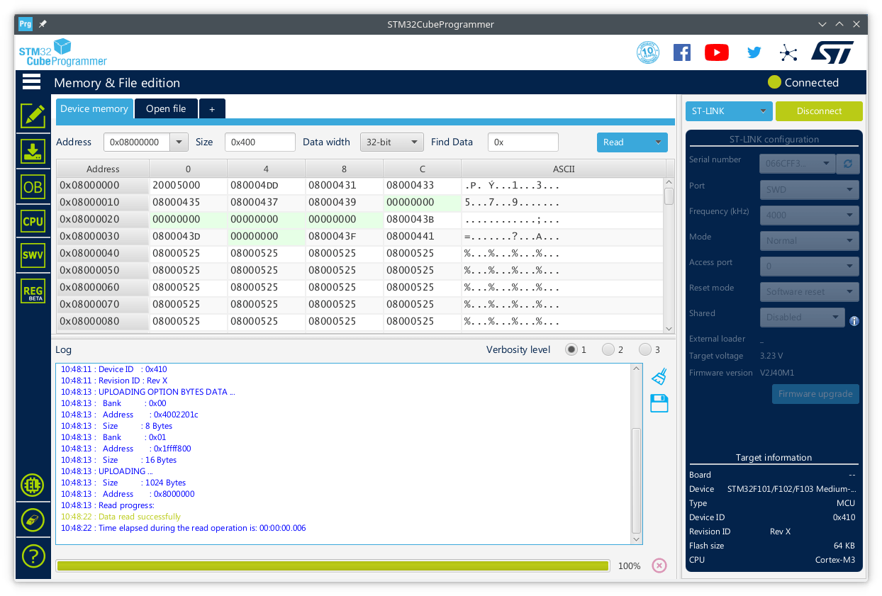 STM32CubeProgrammer - Stm32World Wiki