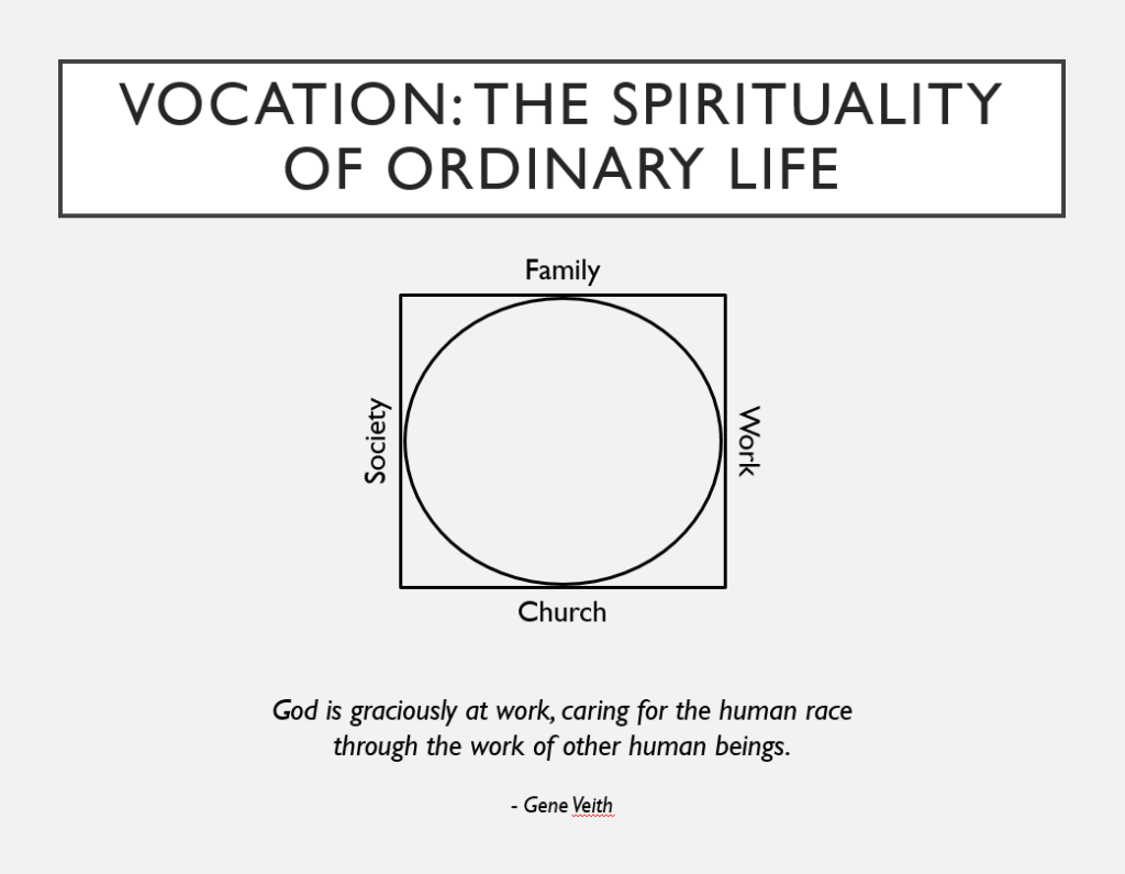 Spirituality of the Cross Vocation St. Mark's Lutheran Church