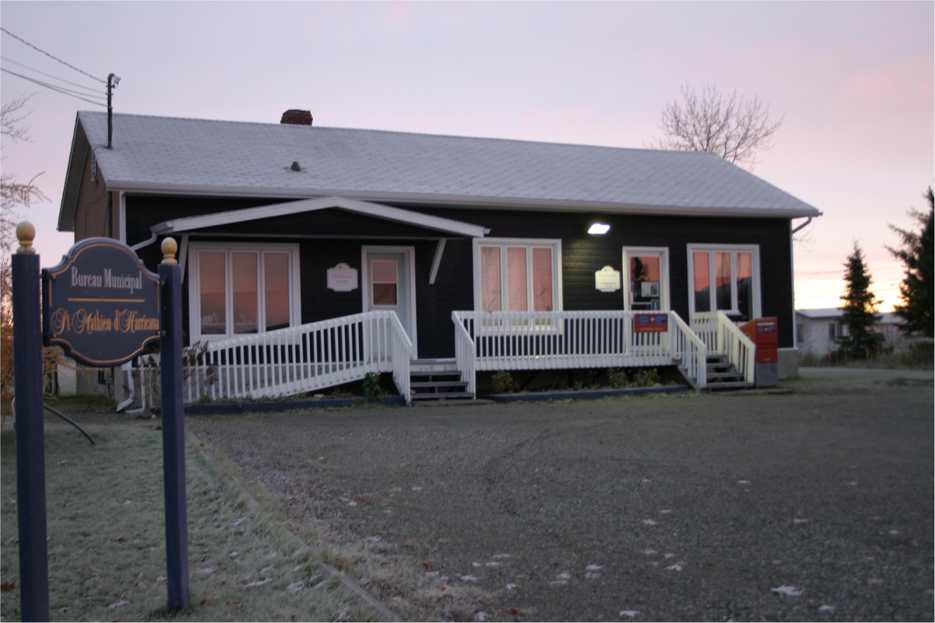 Bureau municipal Liste des infrastructures La Municipalité