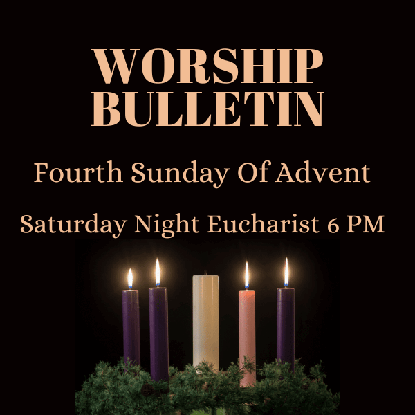 Worship Bulletin Saturday December 17, 2022 St. Matthews Evangelical Lutheran Church