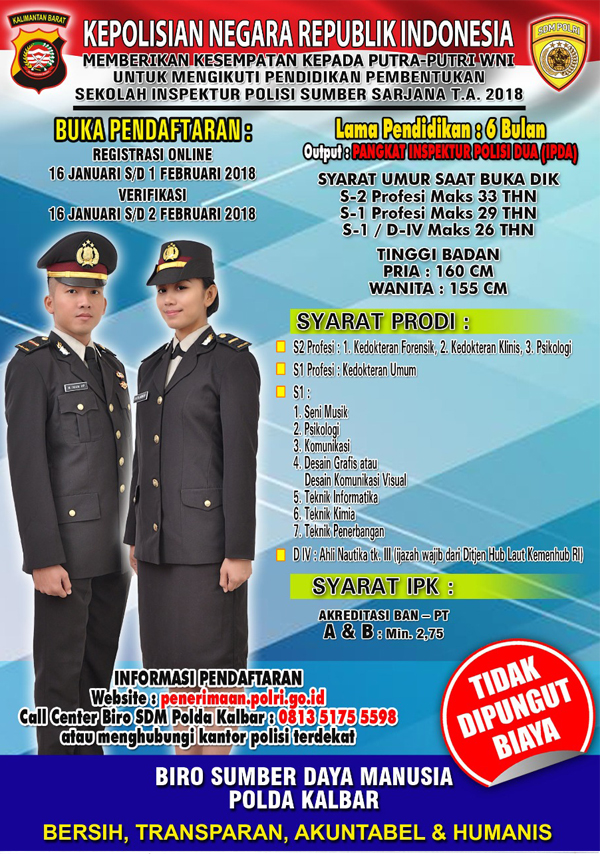 Contoh Surat Permohonan Menjadi Anggota Polri Sipss