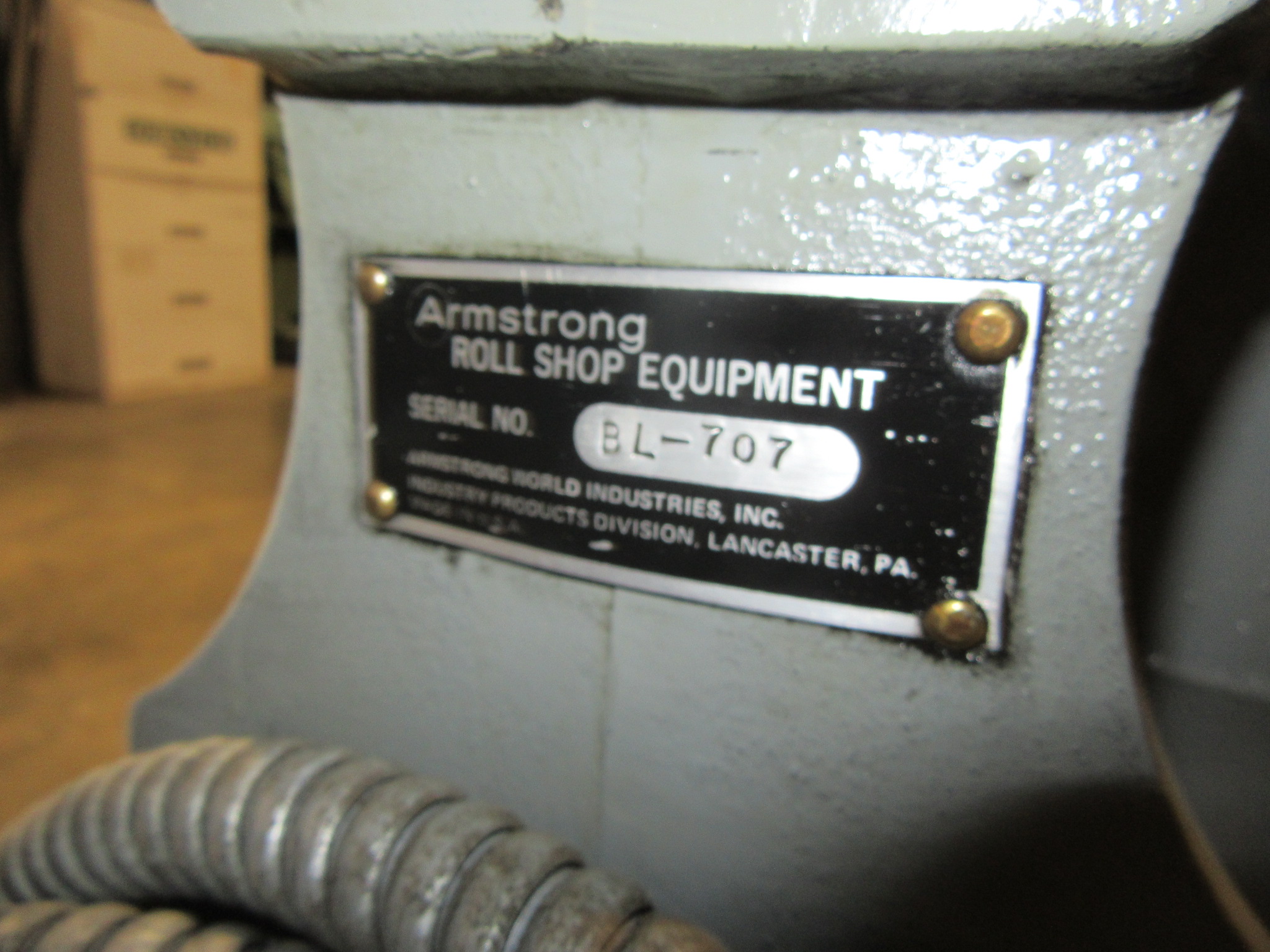 (1) Armstrong Cot Buffing Machine Southeastern Textile Machinery