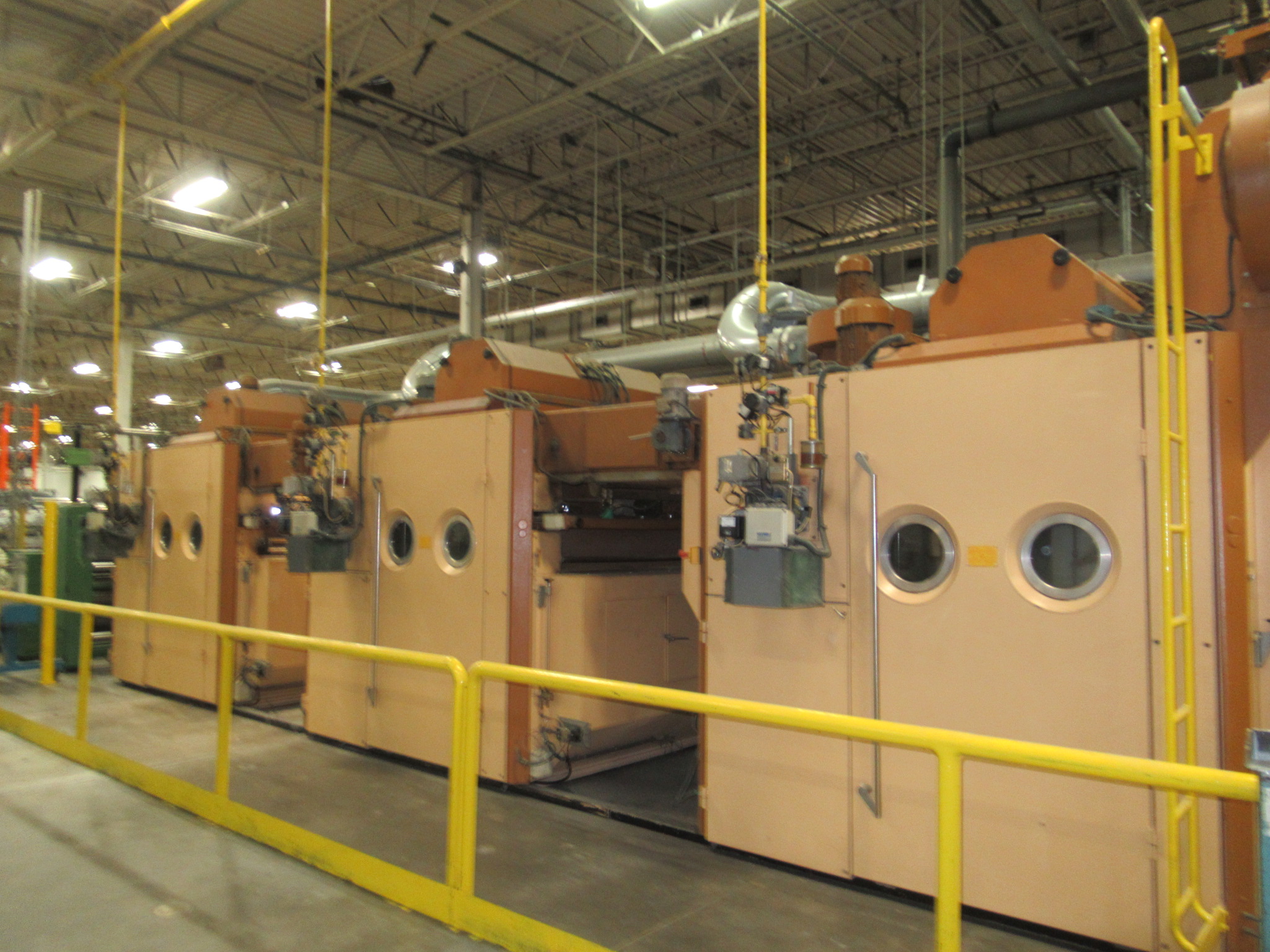 (2) Anglada Turbang Relax Fabric Dryers Southeastern Textile Machinery