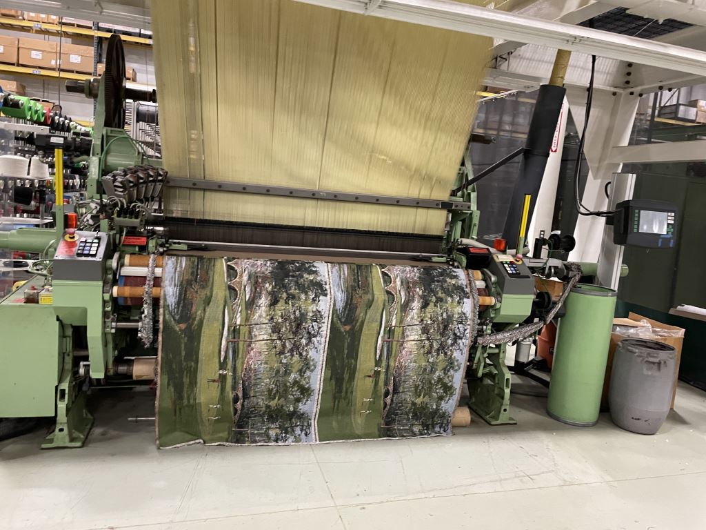 (1) Dornier Rapier Jacquard Loom With (1) Staubli Jumbo Jacquard Head