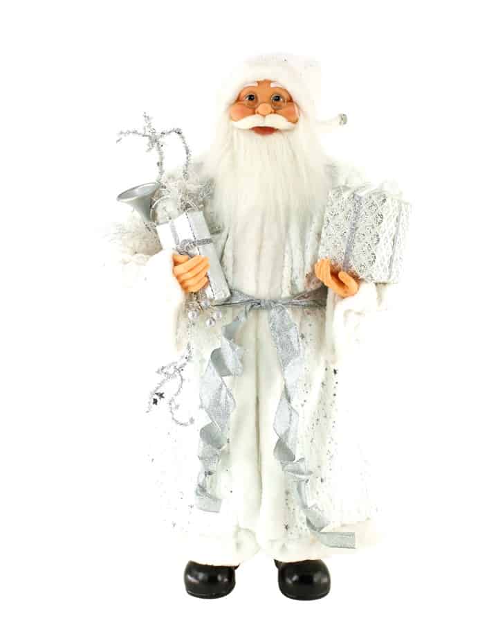 White Christmas Santa St Nicholas Christmas Cave