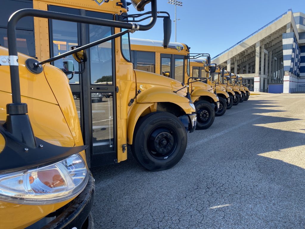 Temple ISD Receives Eight New School Buses with Texas Grant Funding
