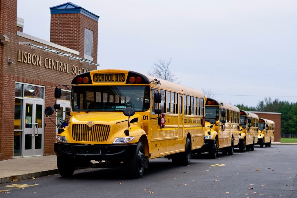 Lisbon Central School District Receives Four New School Buses as