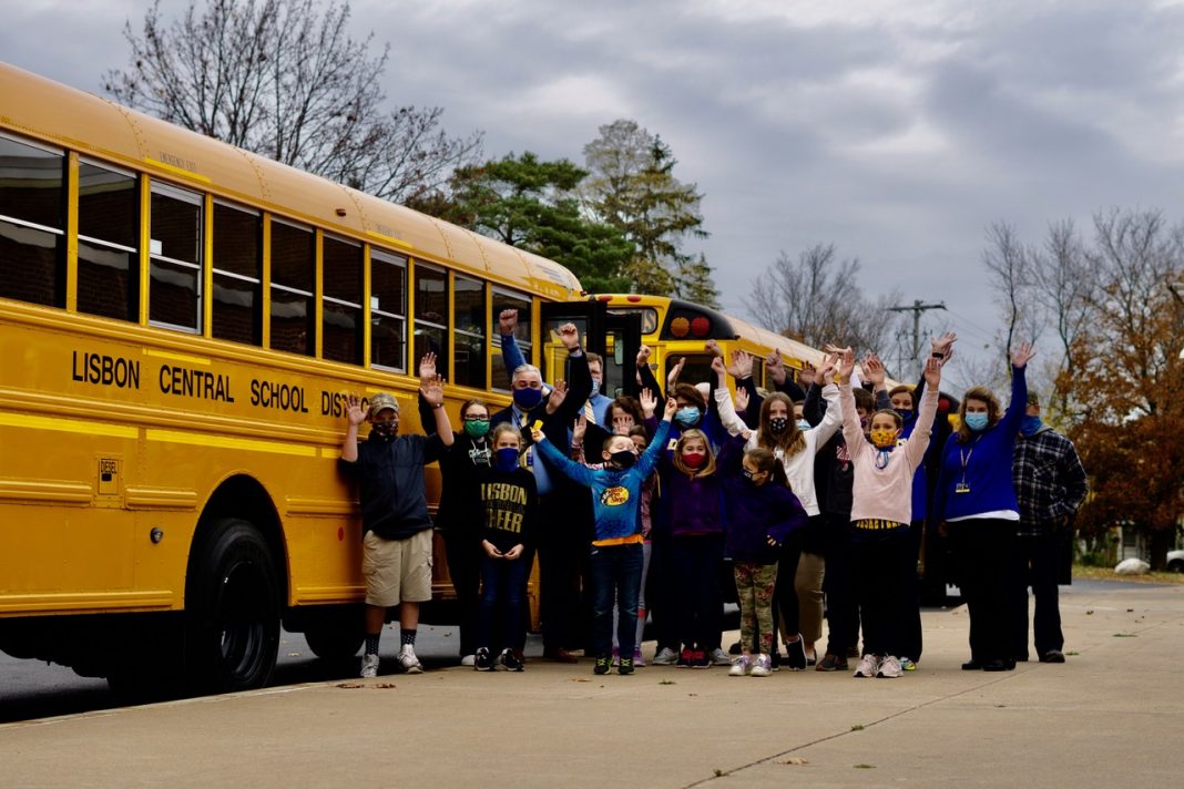 Lisbon Central School District Receives Four New School Buses as