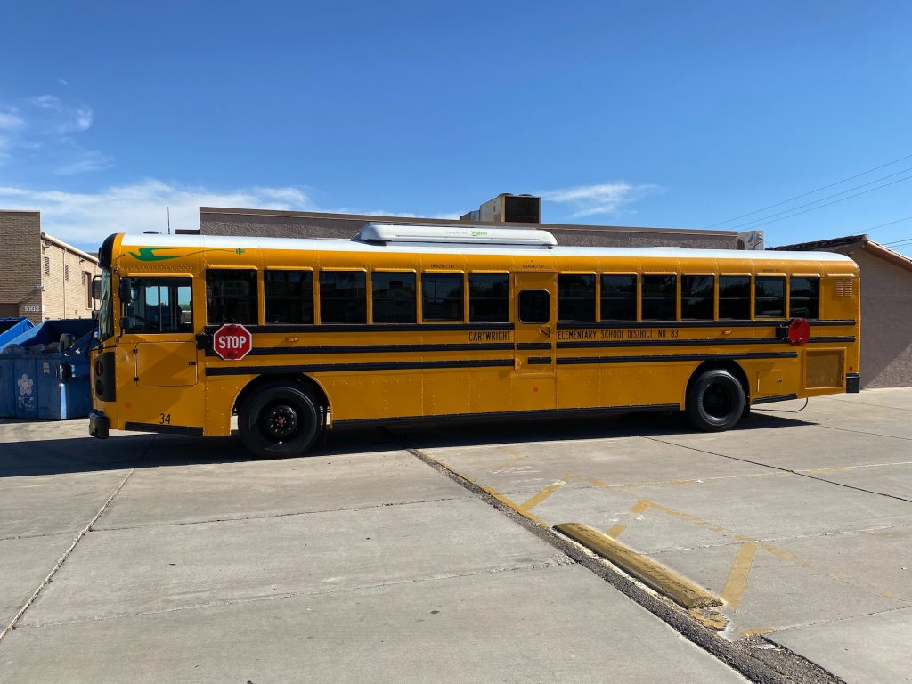 Arizona School District Receives First 84Passenger Electric School Bus