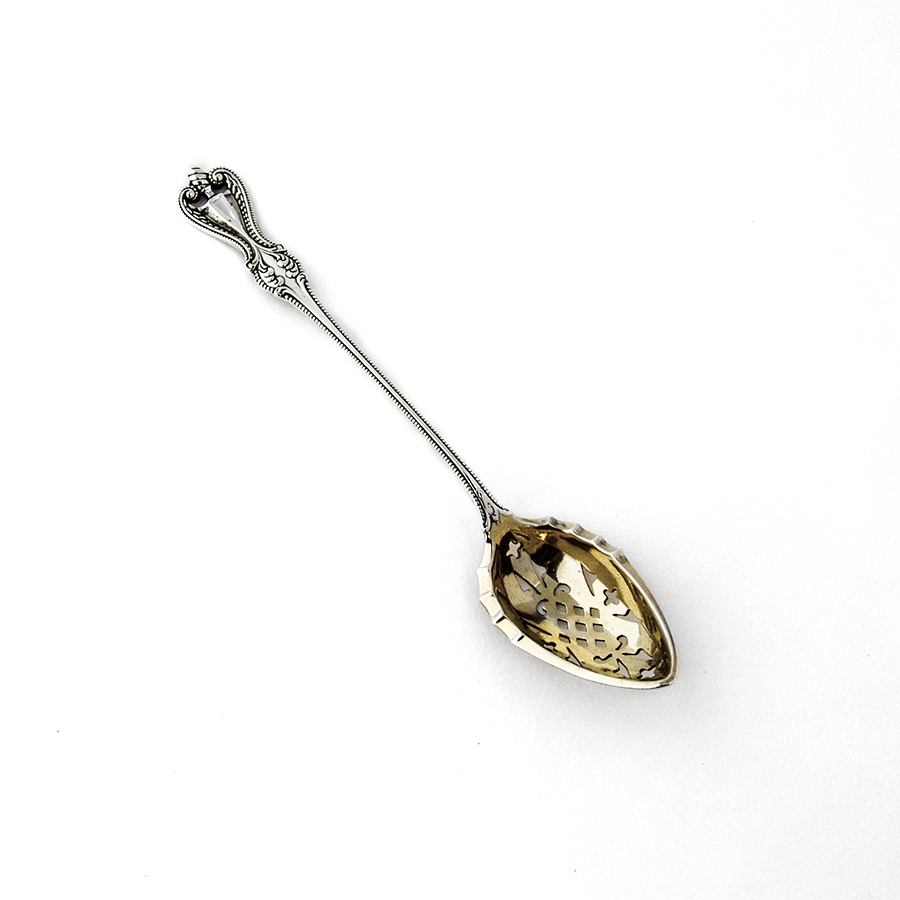 Old Colonial Pierced Olive Spoon Towle Sterling Silver Mono eBay