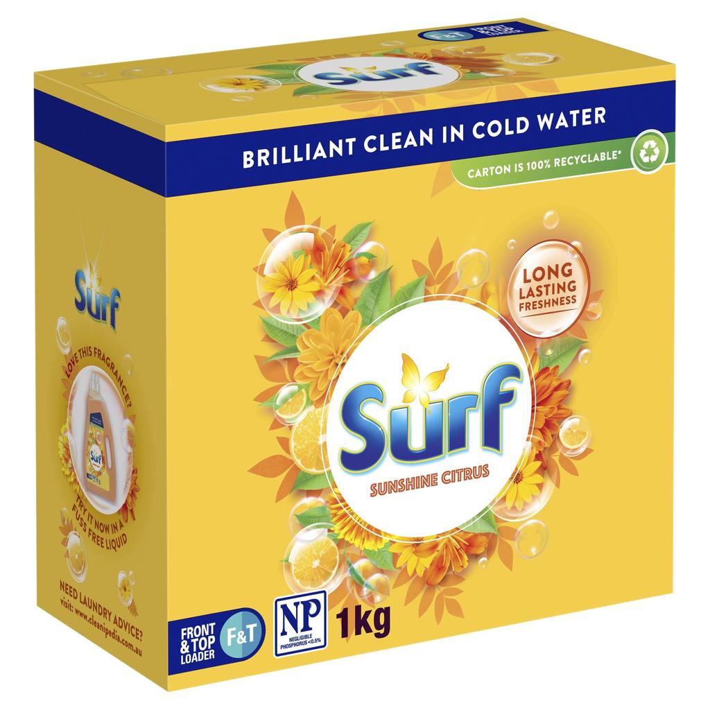 Surf Sunshine Citrus Laundry Powder 1kg