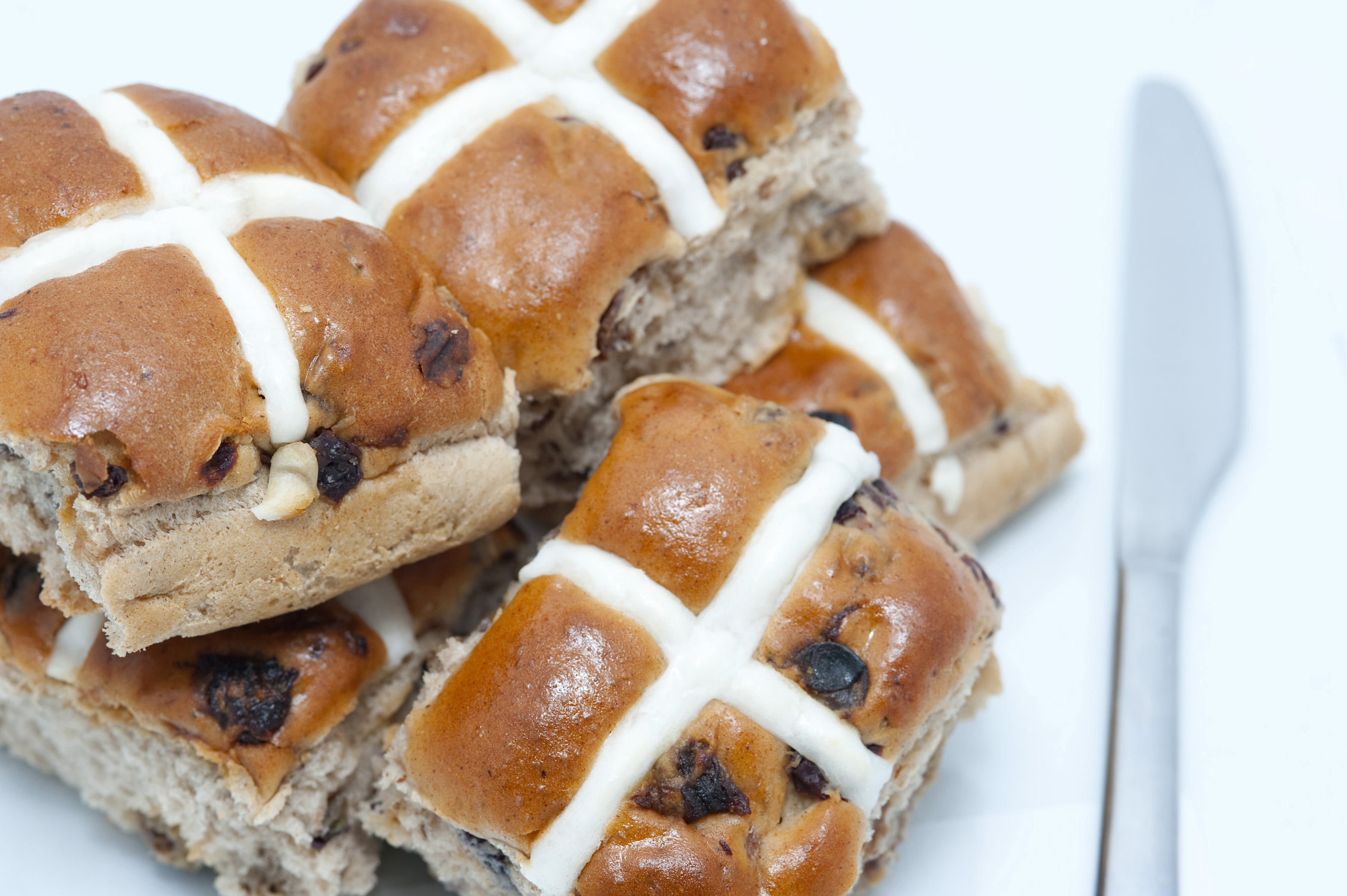 Hot Cross Buns with raisins and spices7095 Stockarch Free Stock Photos
