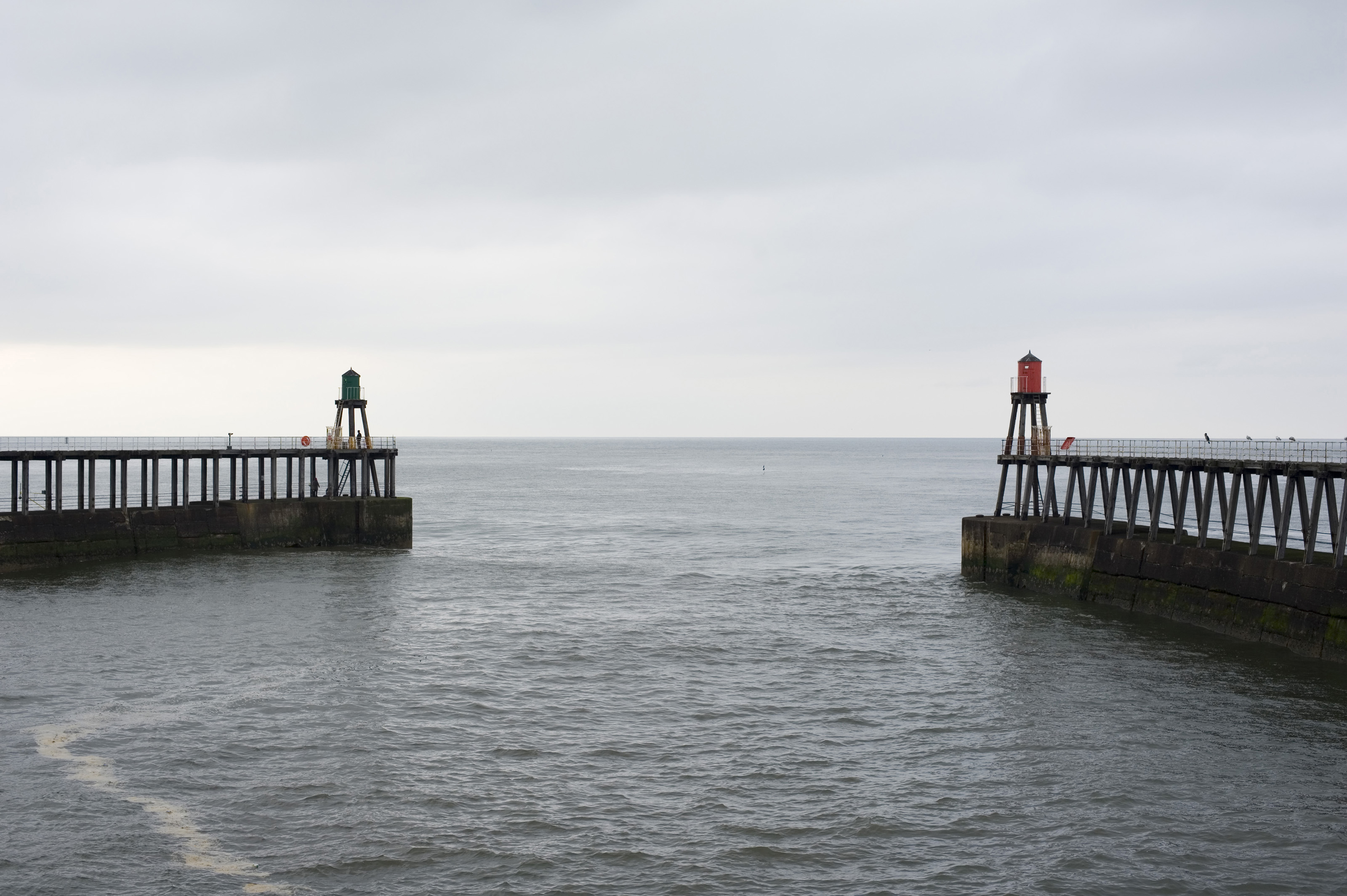 Navigation lights and harbour entrance7508 Stockarch Free Stock