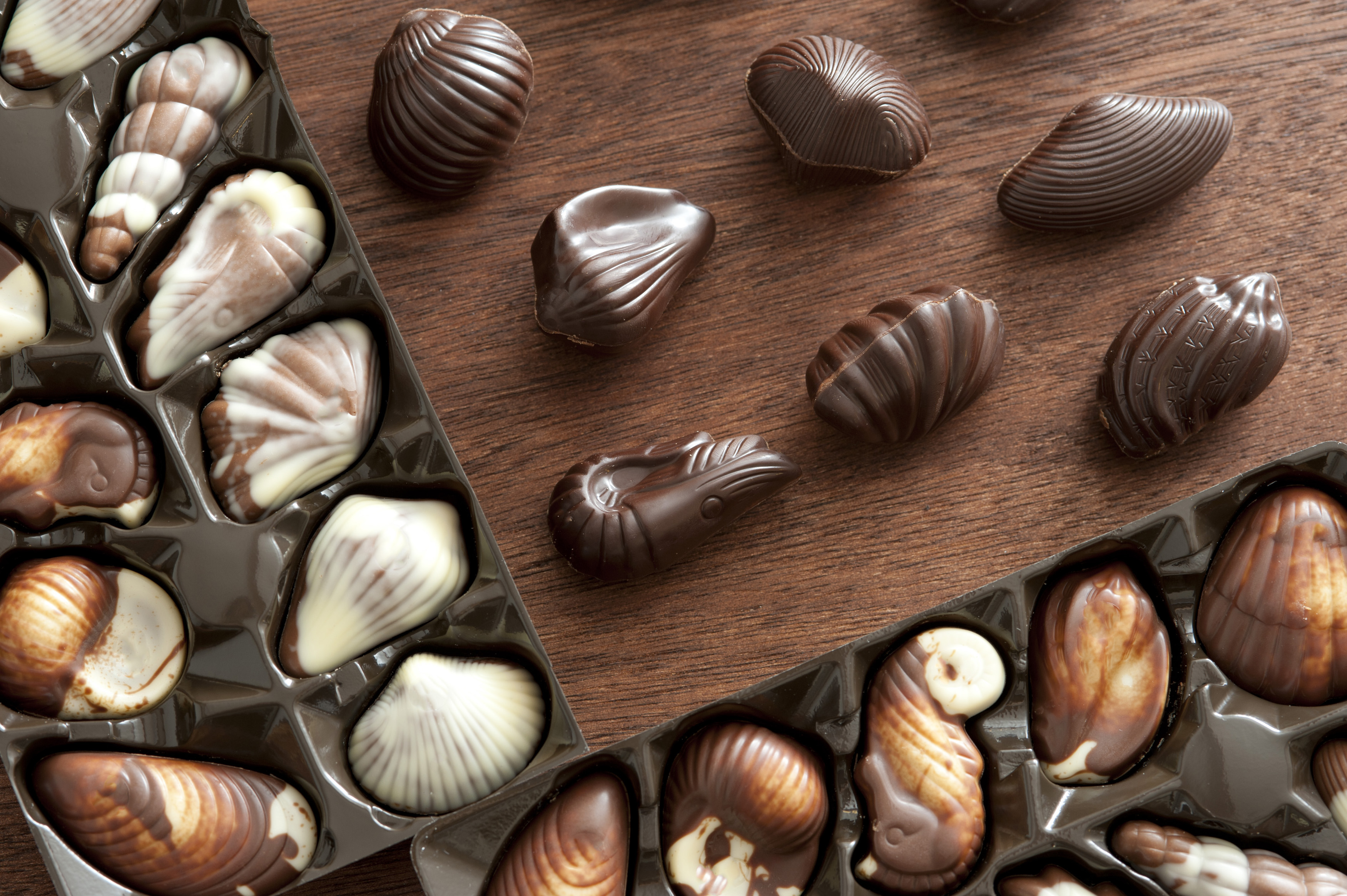 Praline chocolate sweets on table9507 Stockarch Free Stock Photo Archive