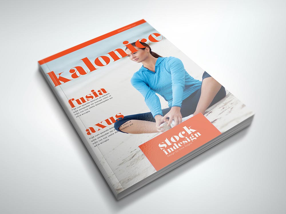 FREE InDesign PRO Magazine Template Kalonice