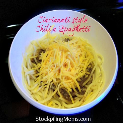 Copycat Cincinnati style Chili Spaghetti STOCKPILING MOMS™