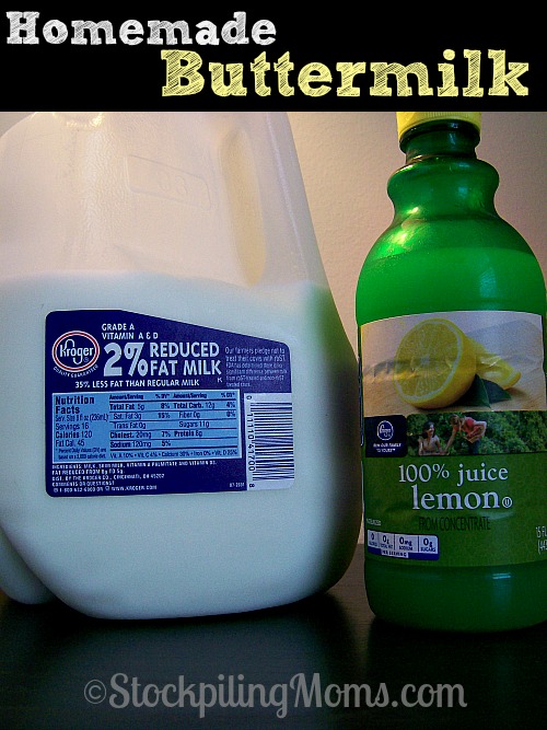 Homemade Buttermilk STOCKPILING MOMS™