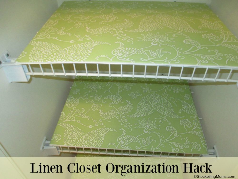 Linen Closet Organization Hack