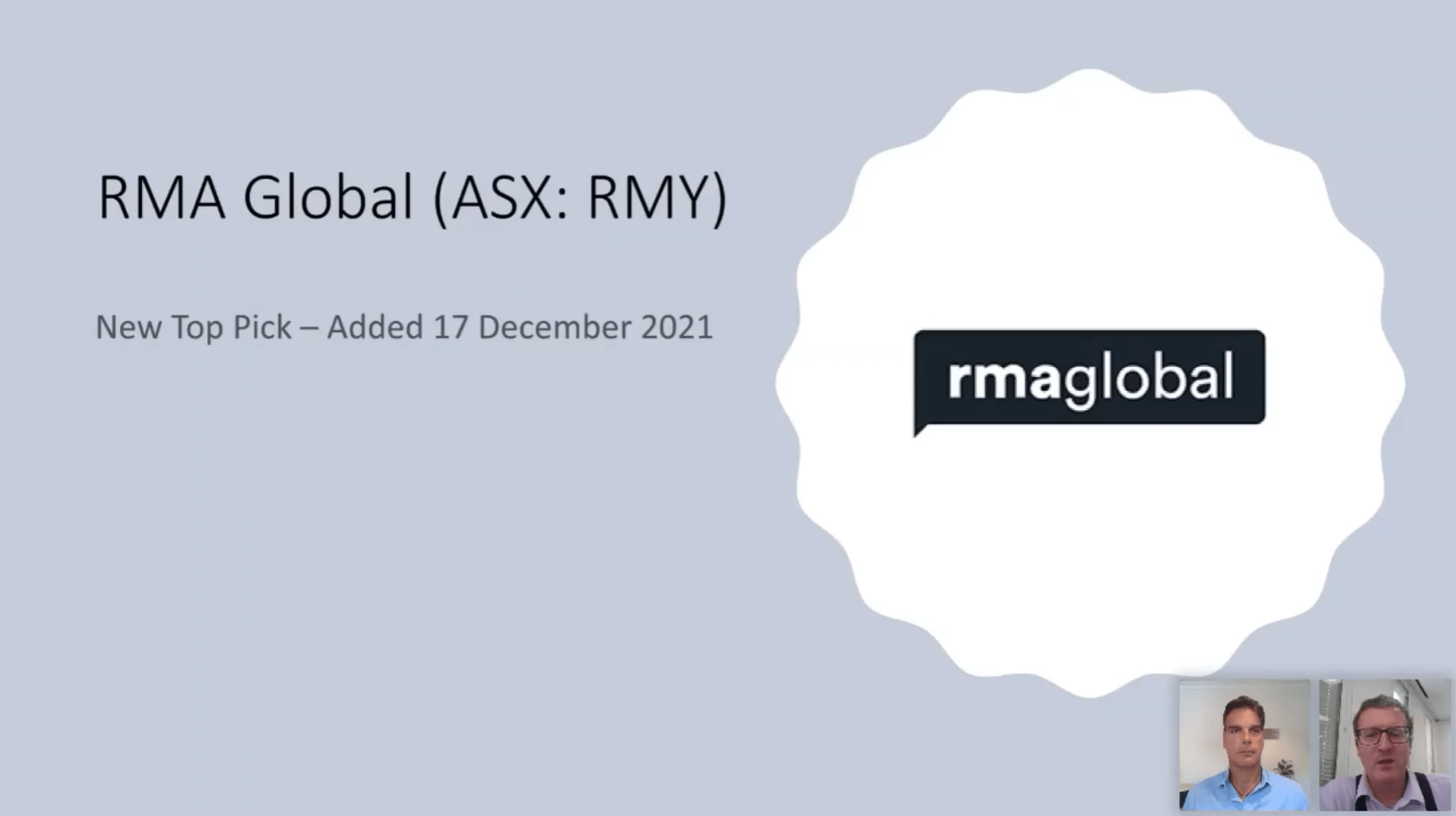 Investor inar 22 December 2021