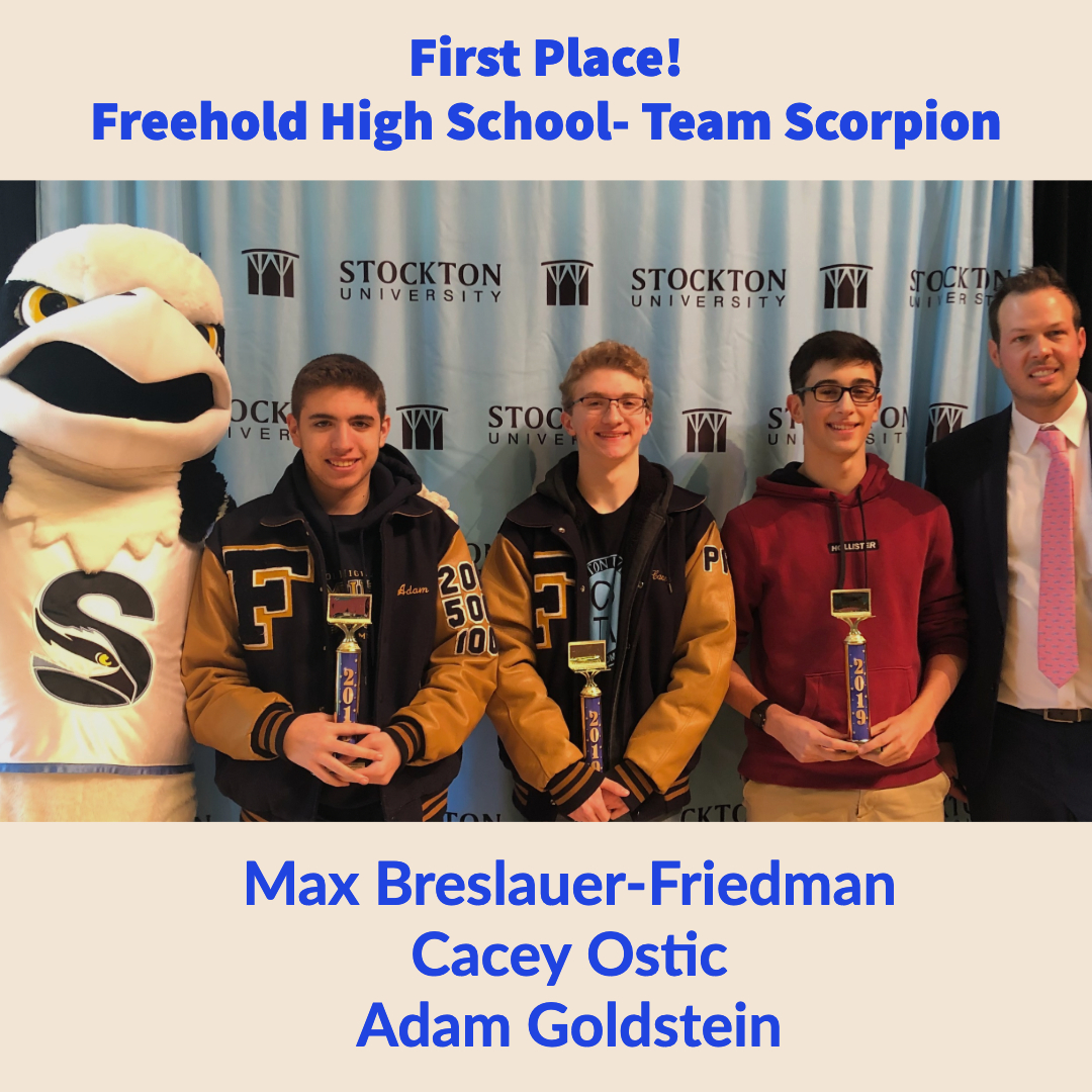 Computer Science Competition for High School Students Stockton University