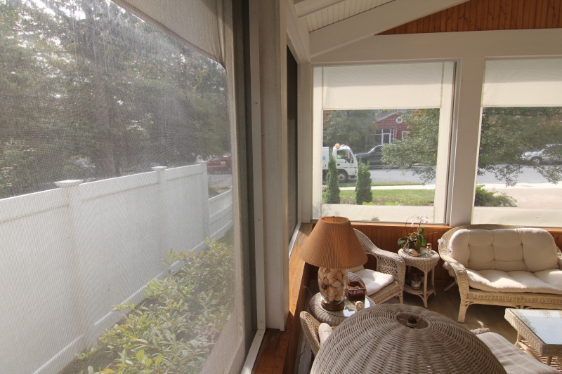 Wide Span Vinyl Retractable Shades WindFree Outdoor Living