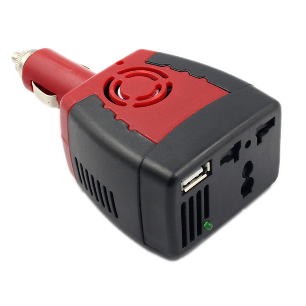 stofos New 150W Car Power Inverter Charger Adapter 12V DC To 110/220V