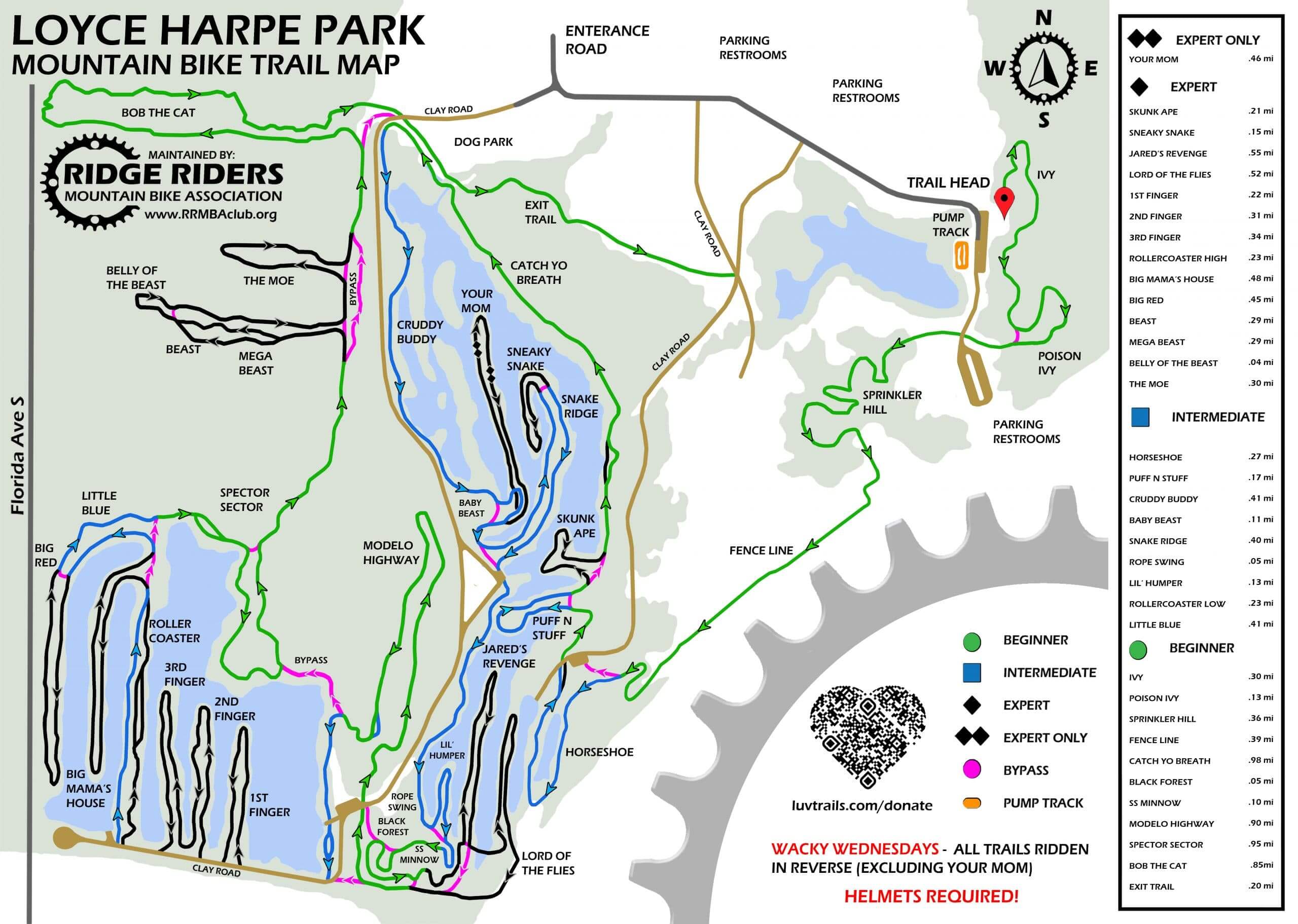 Loyce E. Harpe Park Mulberry Mountain Biking Florida