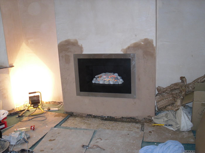 Hole in the Wall installation Stoke Flame