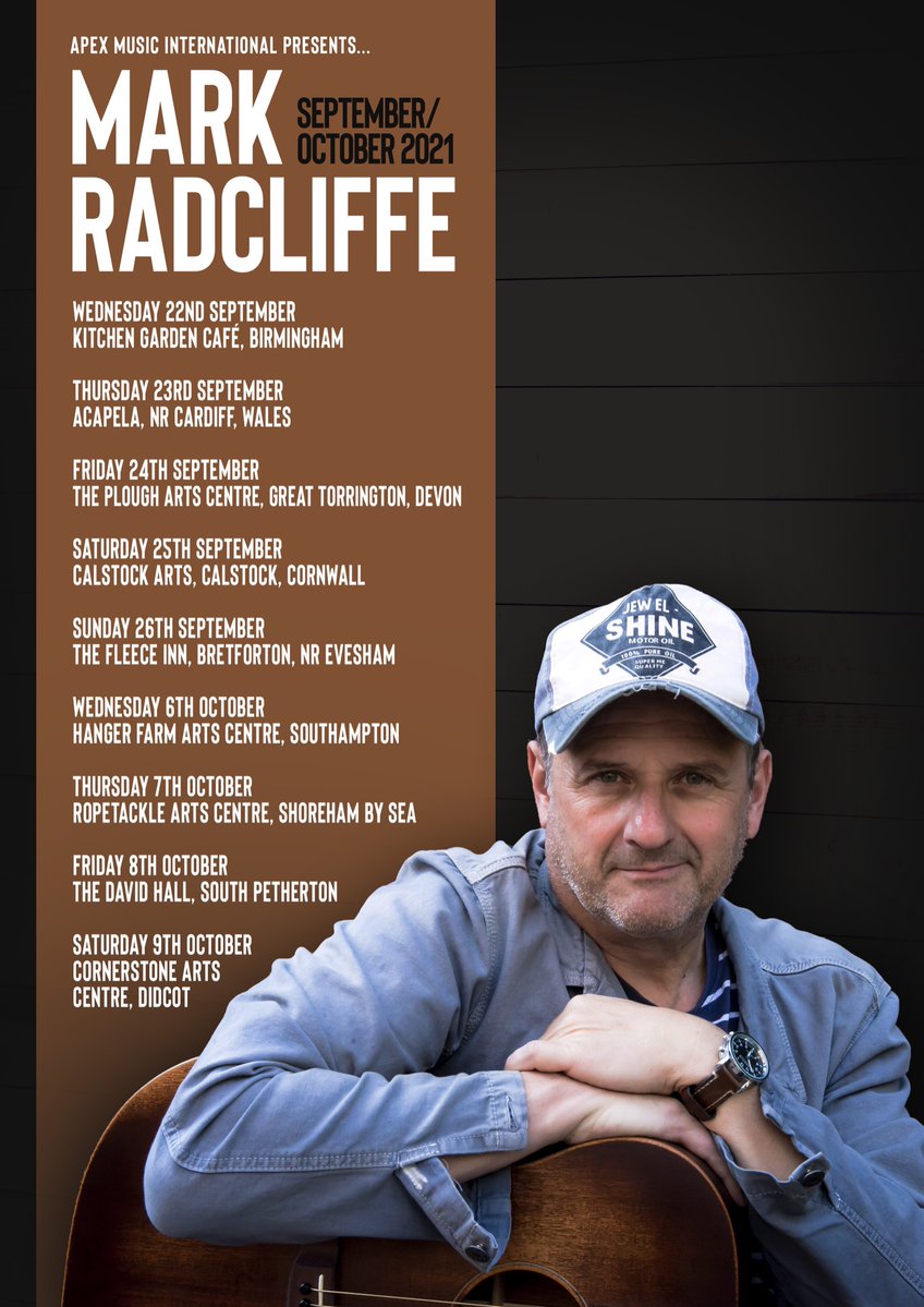Mark Radcliffe Cornerstones, Didcot this Saturday 9 Oct *POSTPONED