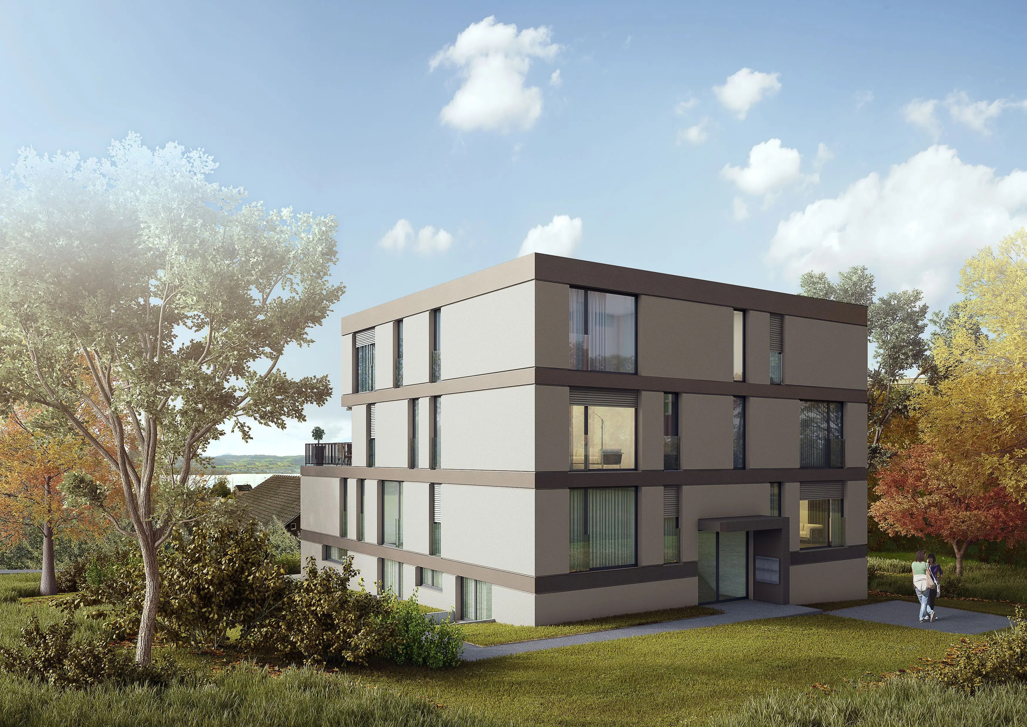 Visualisierung Mehrfamilienhaus Gebäude 690 STOMEO
