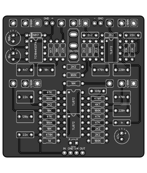 Betty Boost by PedalPCB - Stomp Box Schematics