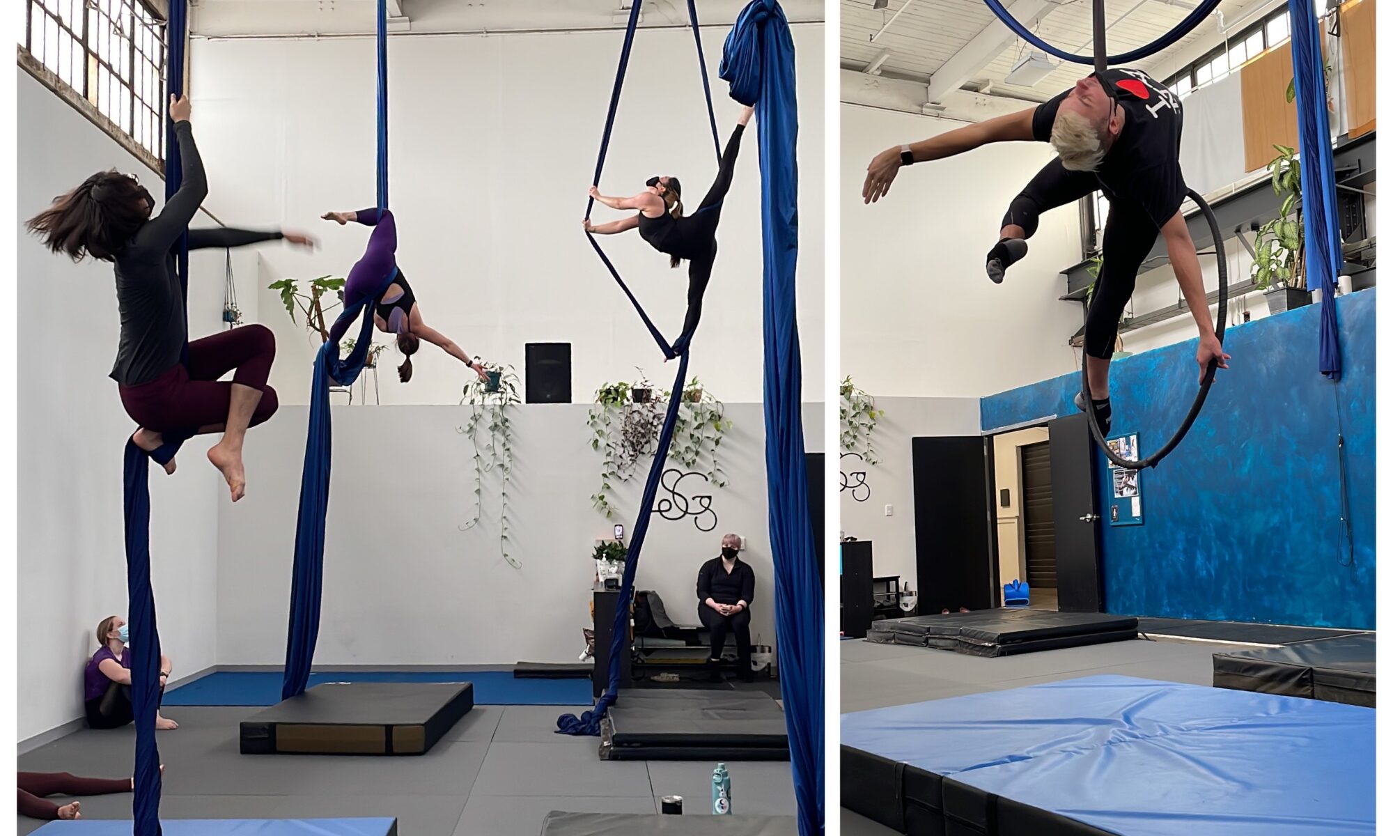 Member Training Stomping Ground Studio Aerial Arts Classes in