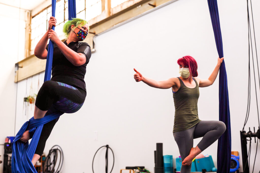 Open Gym Stomping Ground Studio Aerial Arts Classes in Minneapolis
