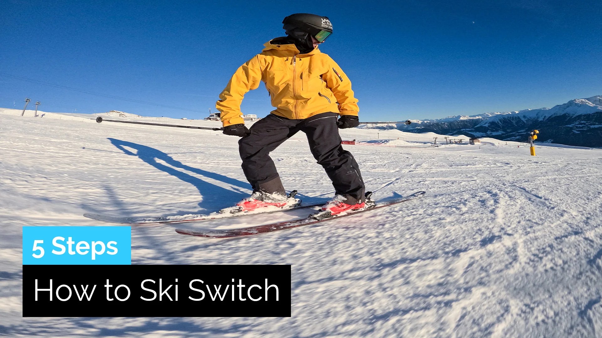 How to Ski Switch 5 Steps to Skiing Backwards Stomp It Camps