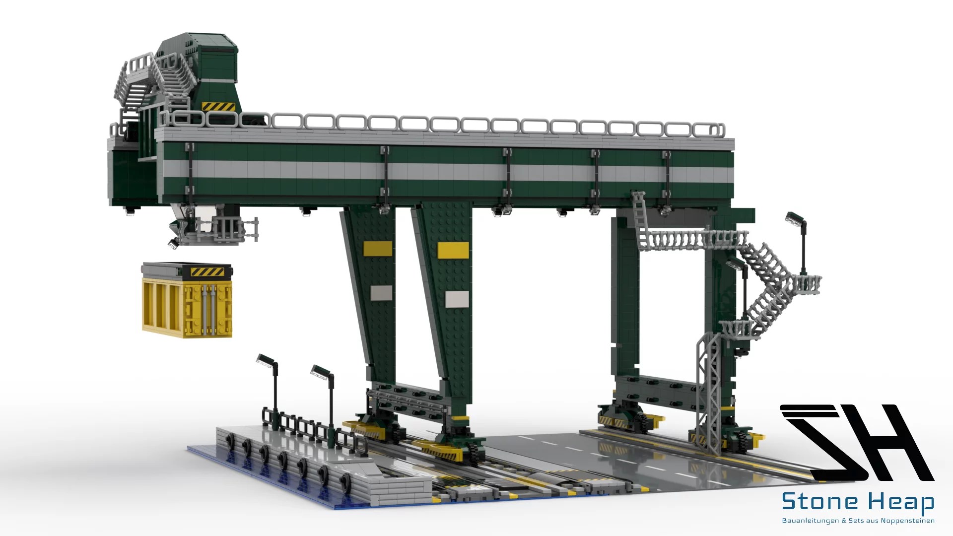 Container Verladekran PDF Bauanleitung