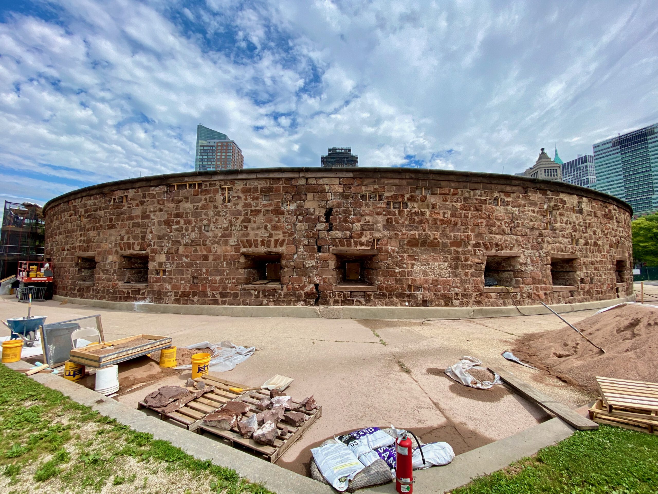 CASTLE CLINTON NATIONAL MONUMENT Stone and Lime