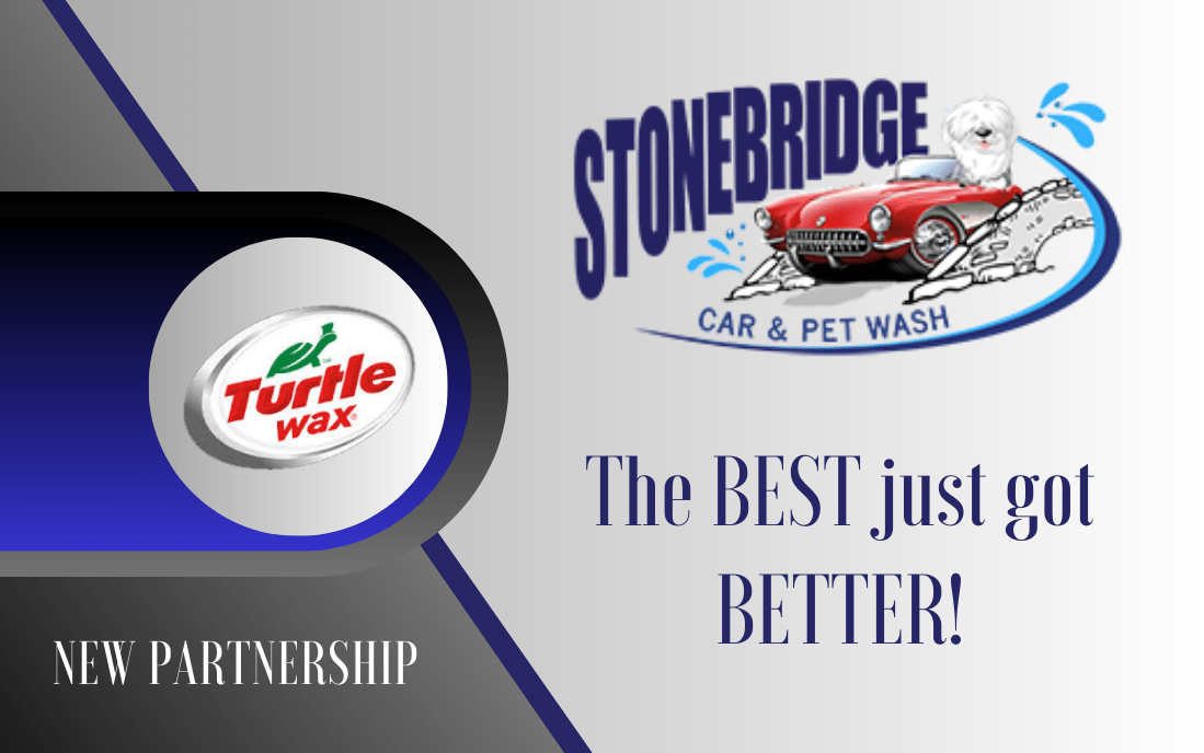 New Partnership with Turtle Wax Stonebridge Car Wash