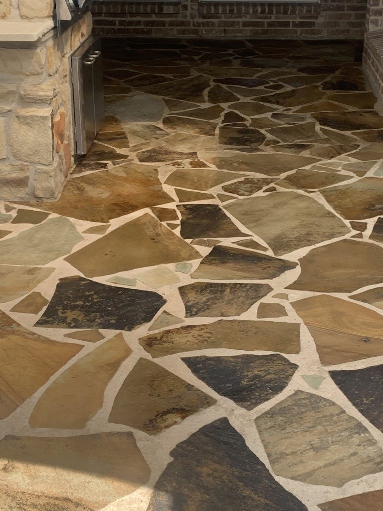 Flagstone Tiles Cleaning, Sealing, Repair Services Dallas and Fort Worth DFW