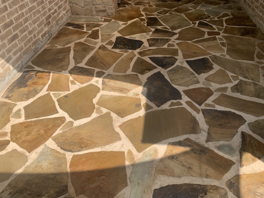 Flagstone Cleaning Services near Dallas TX Stone Restoration Services