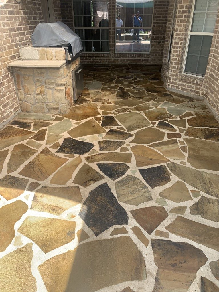 Flagstone Tiles Cleaning, Sealing, Repair Services Dallas and Fort Worth DFW